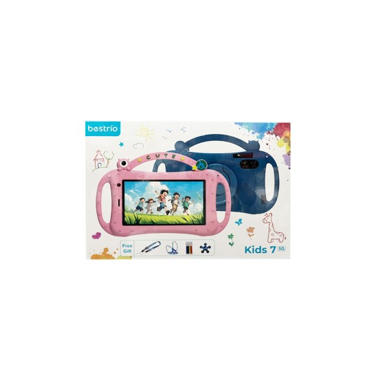 Tablet Bestrio Kids 7 8GB/512GB Dual Sim 7" Cinza Azul